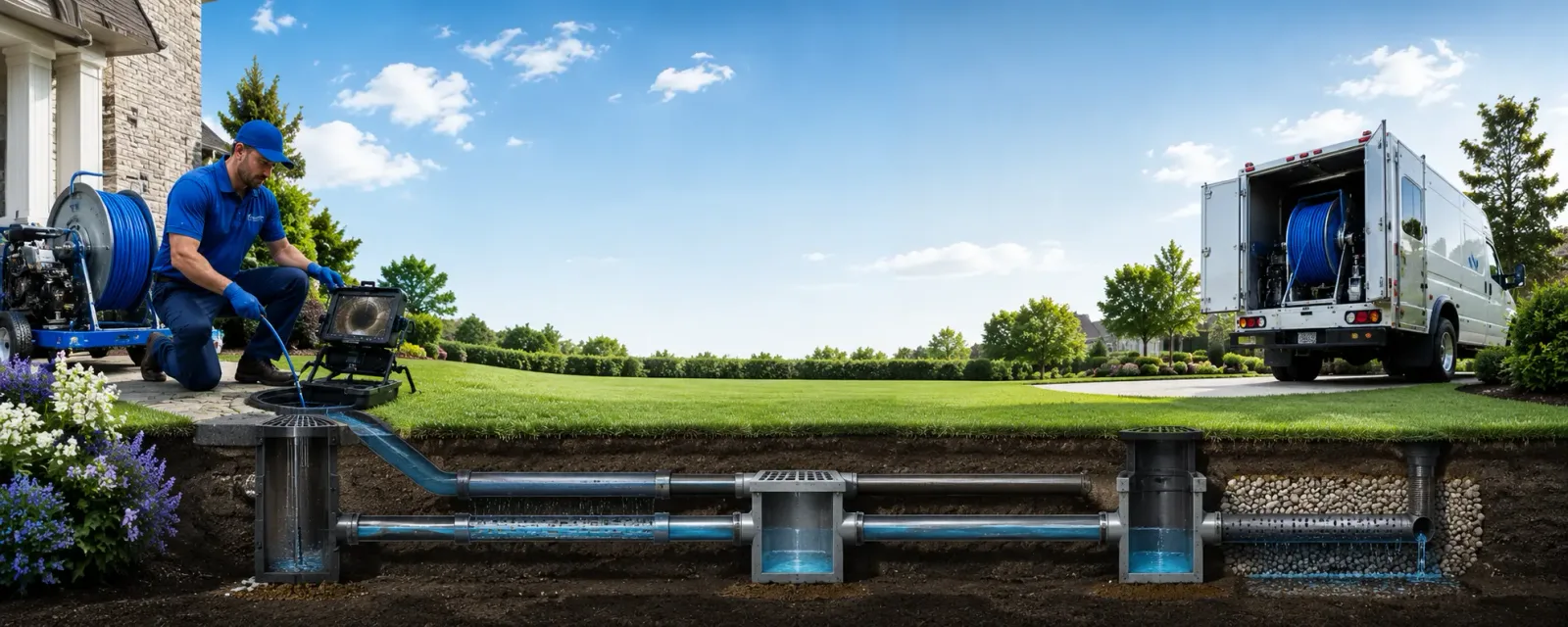 Outdoor drain cleaning information for Frenchboro, ME